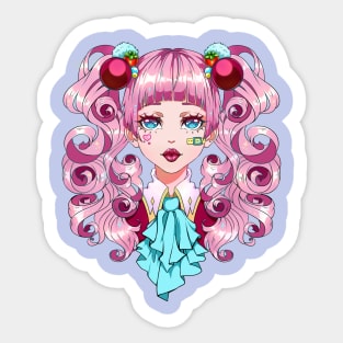 The cute lolita girl Sticker